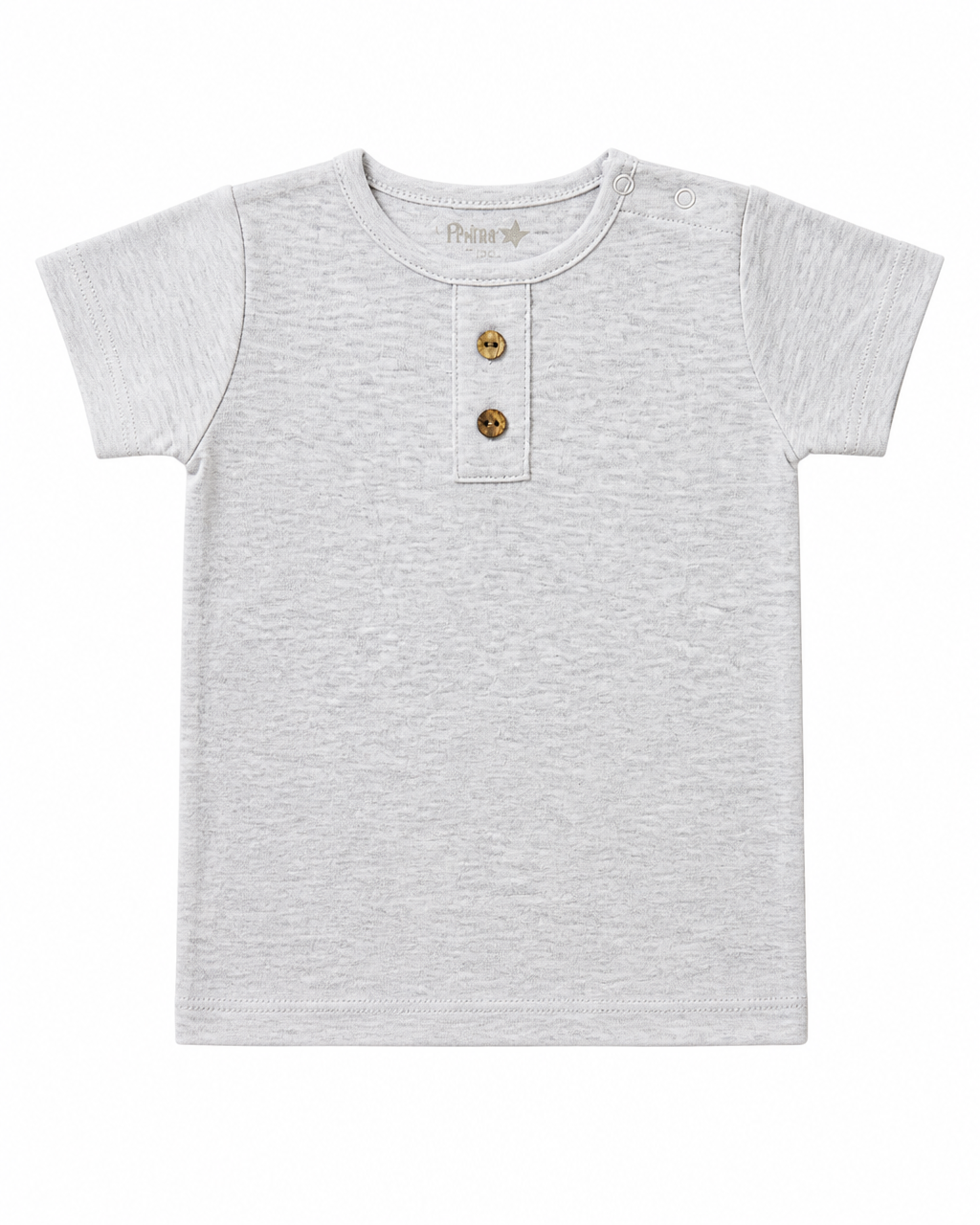 Polera Manga Corta Gris