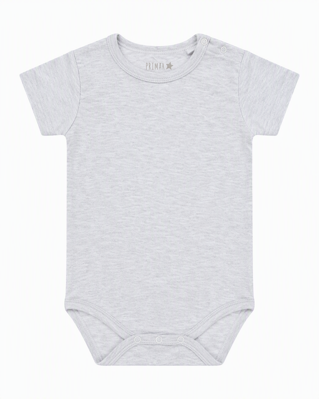 Body Manga Corta Gris