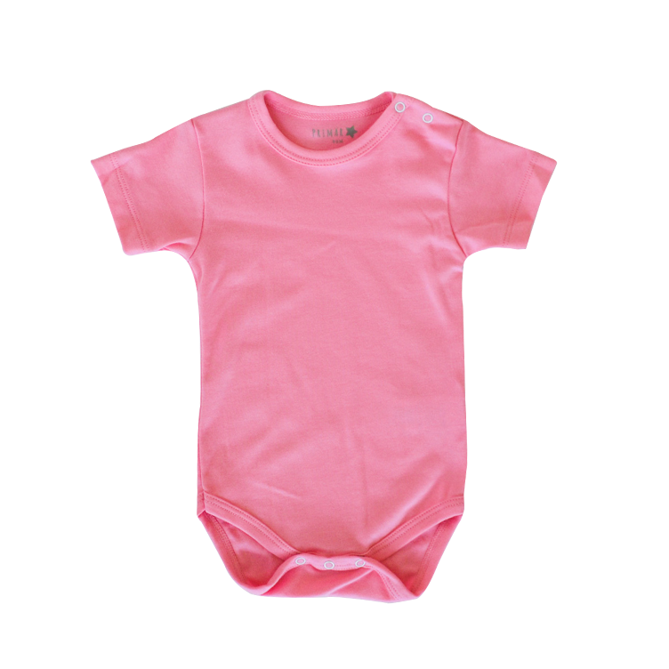 Body Manga Corta Rosado