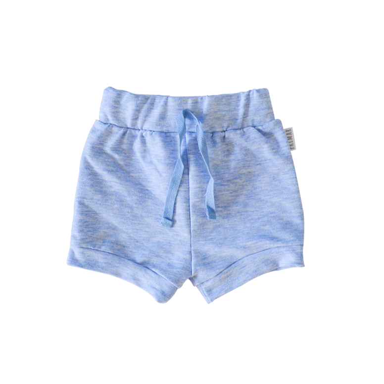 Short Jaspeado Celeste