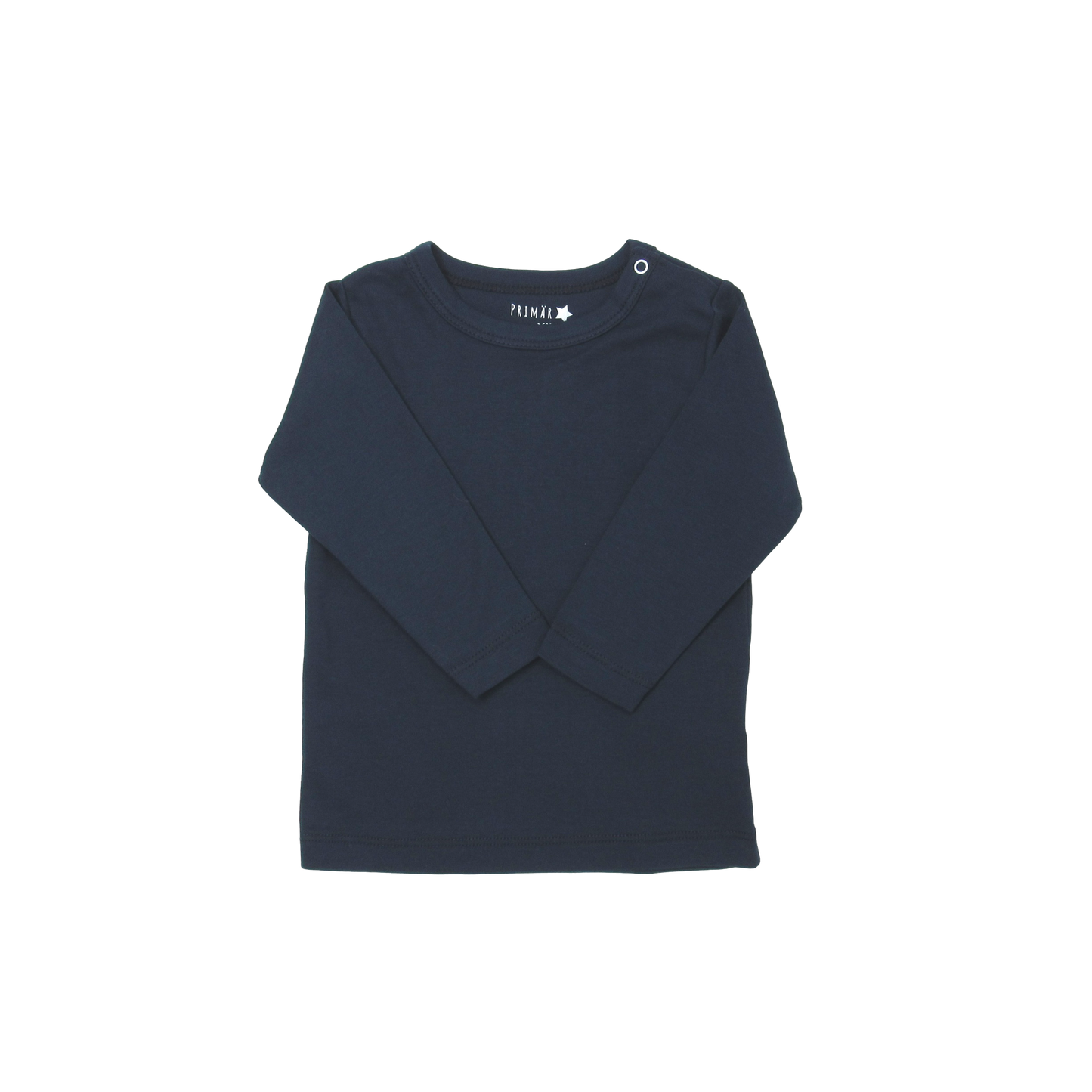 Polera Manga Larga Azúl