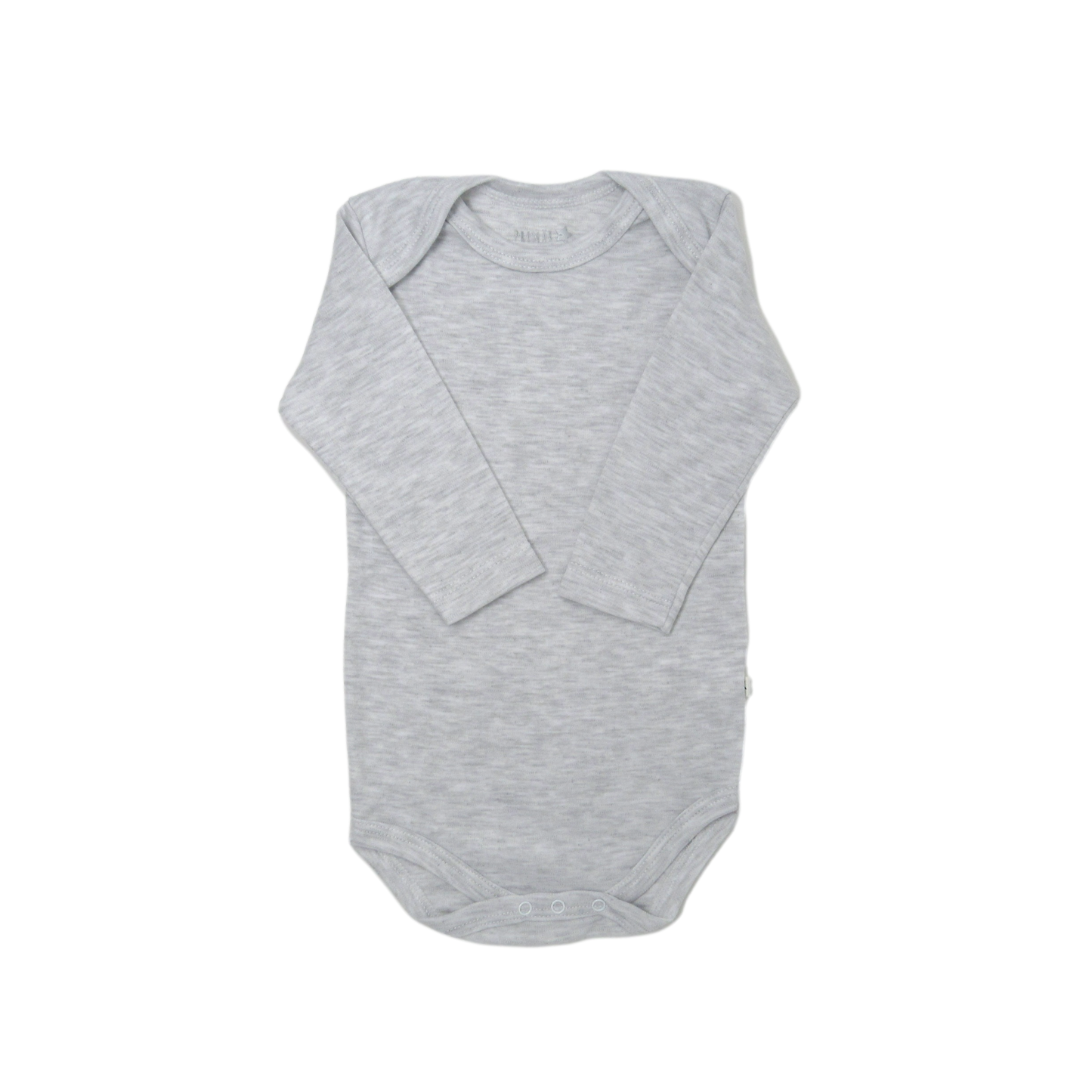Body Manga Larga Gris Melange