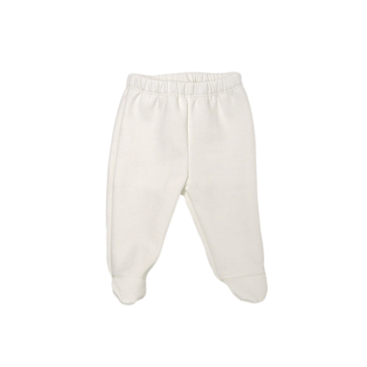 Pantalón Franela Bebé Crema