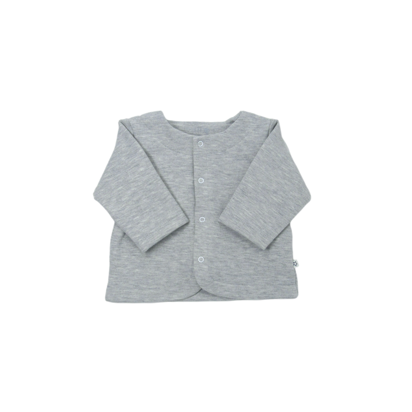 Chaqueta Franela Bebé Gris Melange