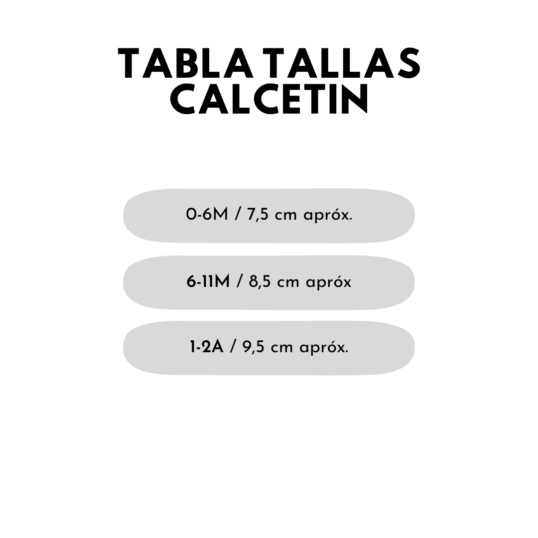 Calcetín Algodón Bebé Blanco