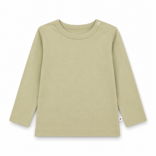 Polera Manga Larga Beige