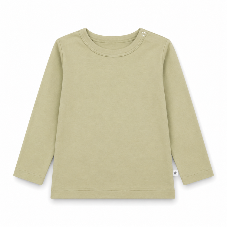 Polera Manga Larga Beige