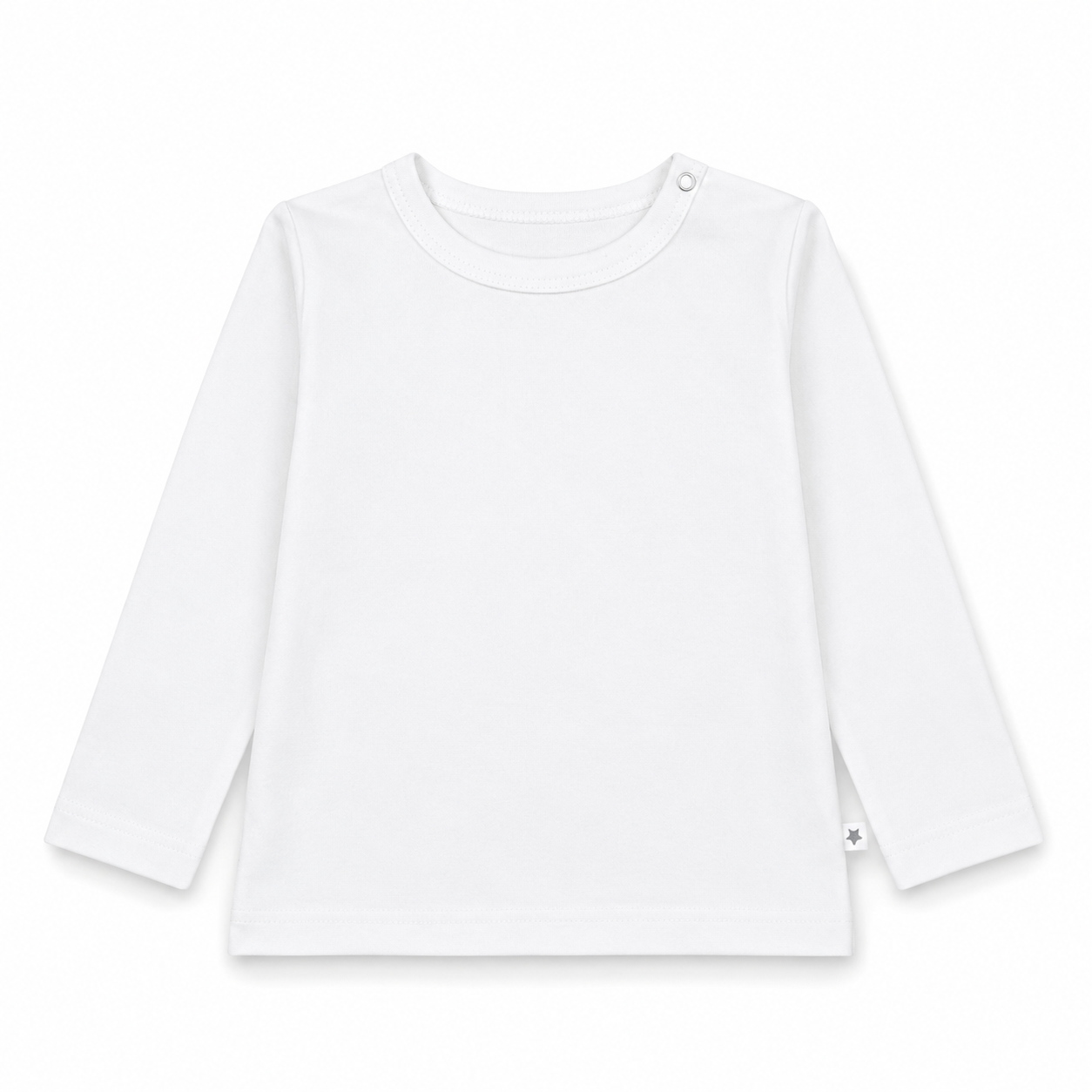 Polera Manga Larga Blanco