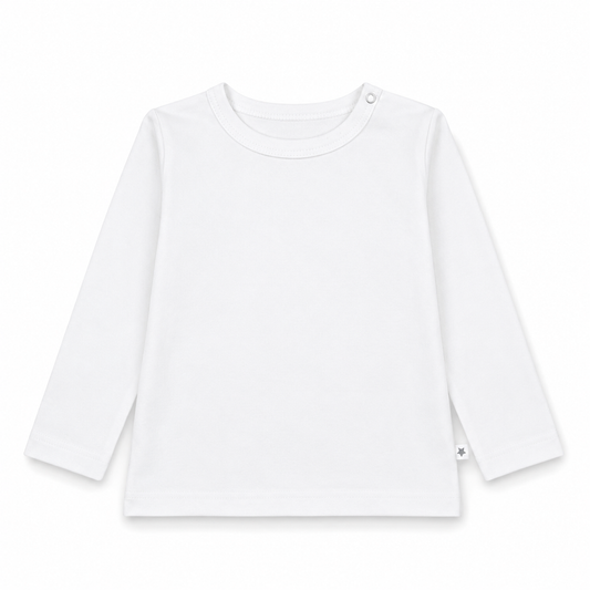 Polera Manga Larga Blanco