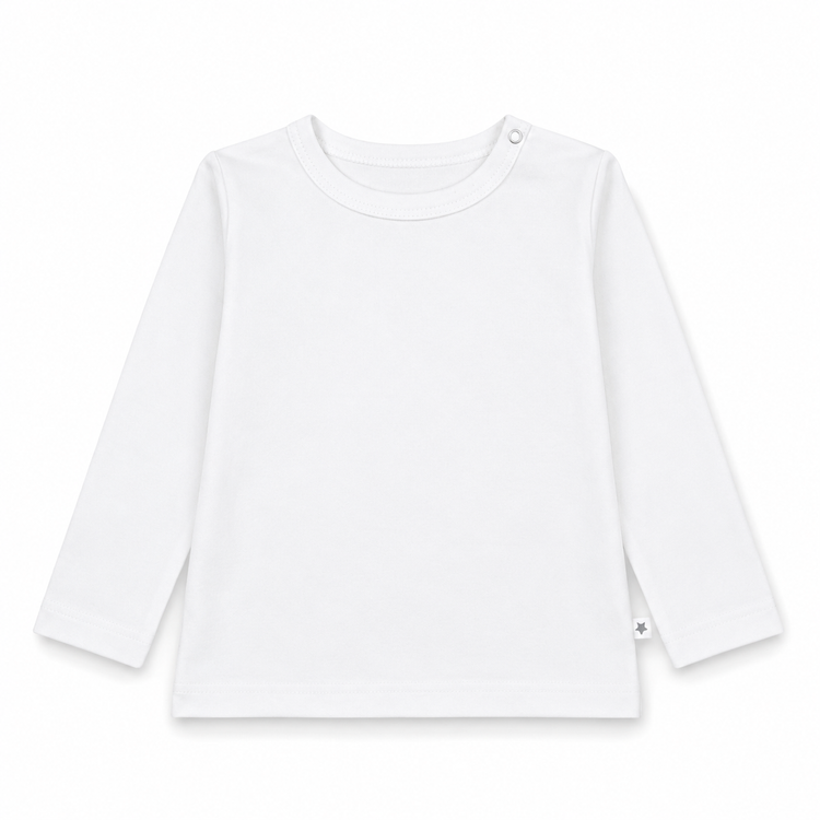 Polera Manga Larga Blanco