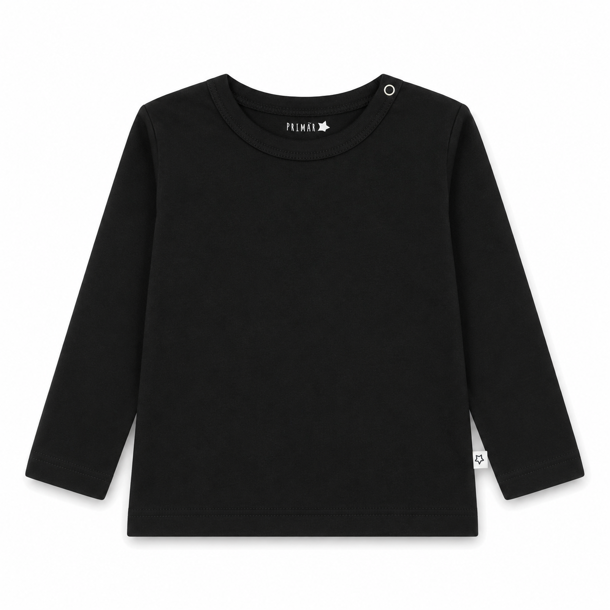 Polera Manga Larga Negro