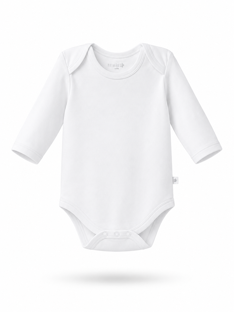 Body Manga Larga Blanco