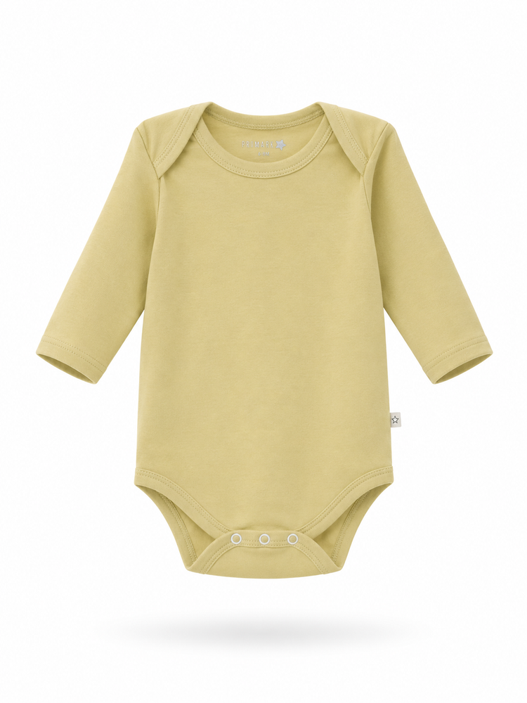 Body Manga Larga Beige