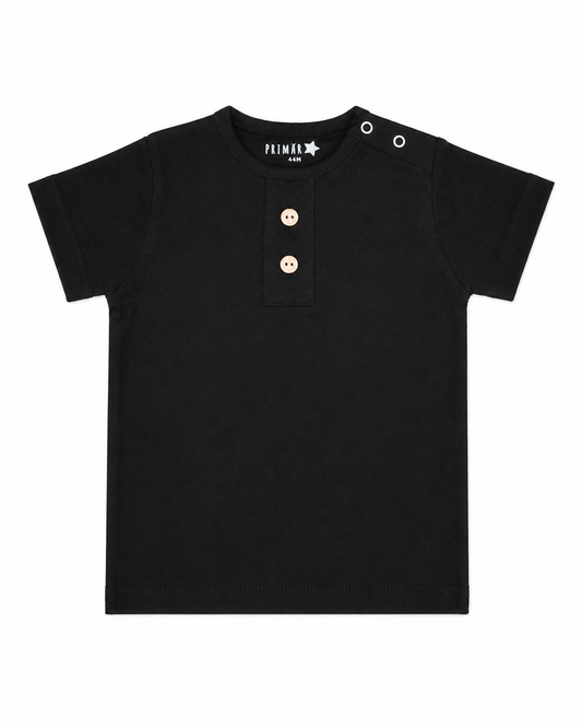 Polera Manga Corta Negro