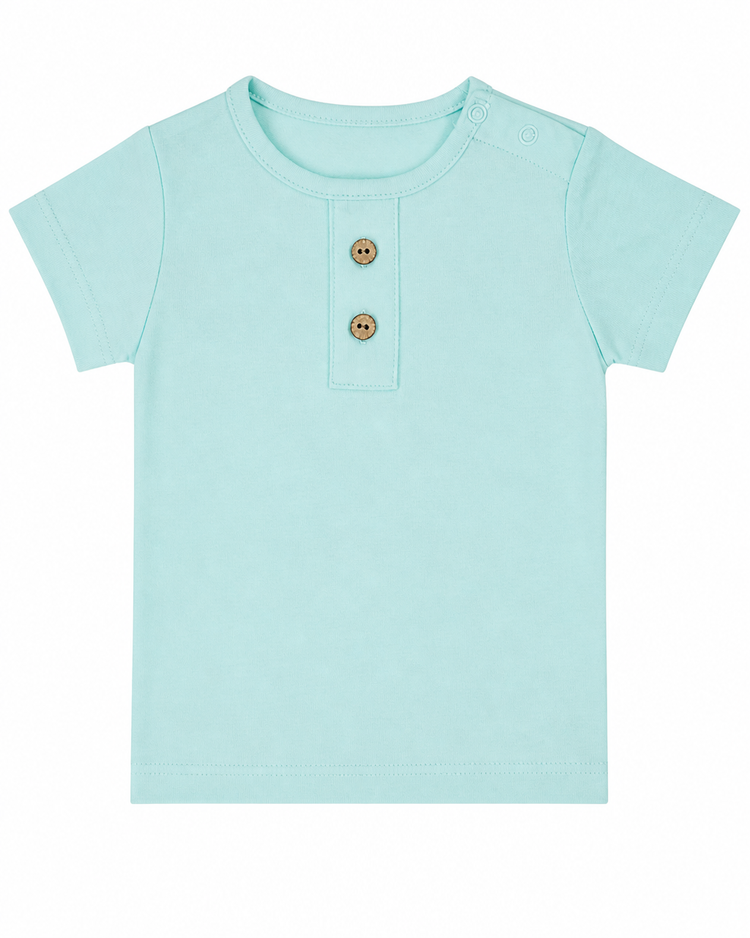 Polera Manga Corta Verde Agua