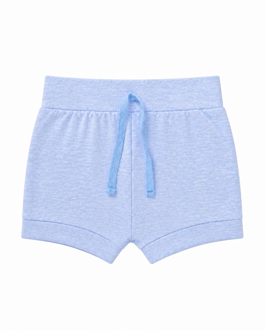 Short Jaspeado Celeste