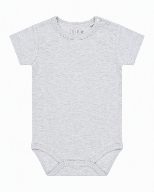 Body Manga Corta Gris