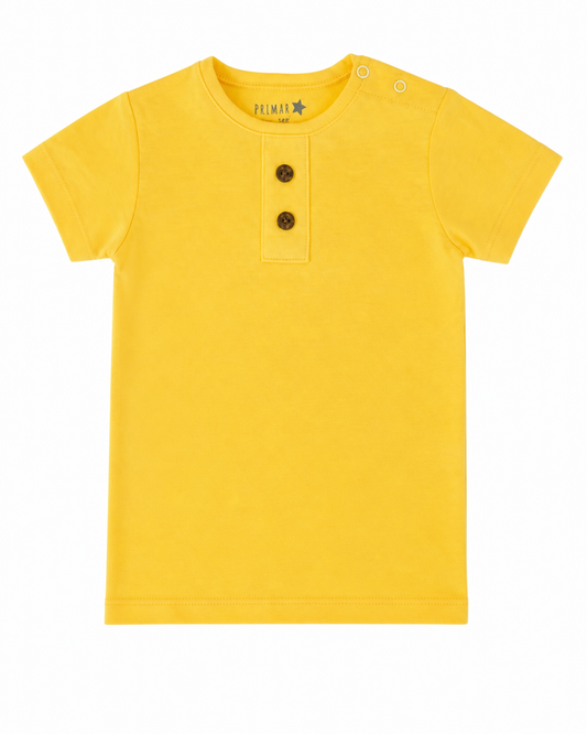 Polera Manga Corta Amarillo