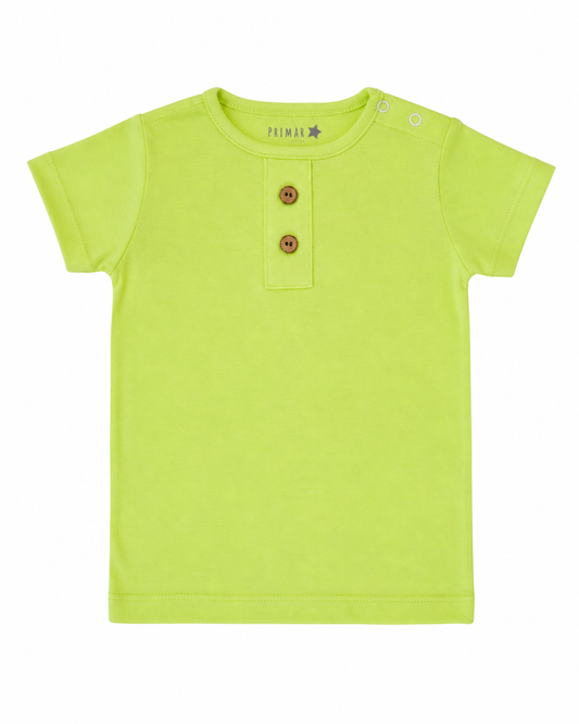 Polera Manga Corta Verde Lima