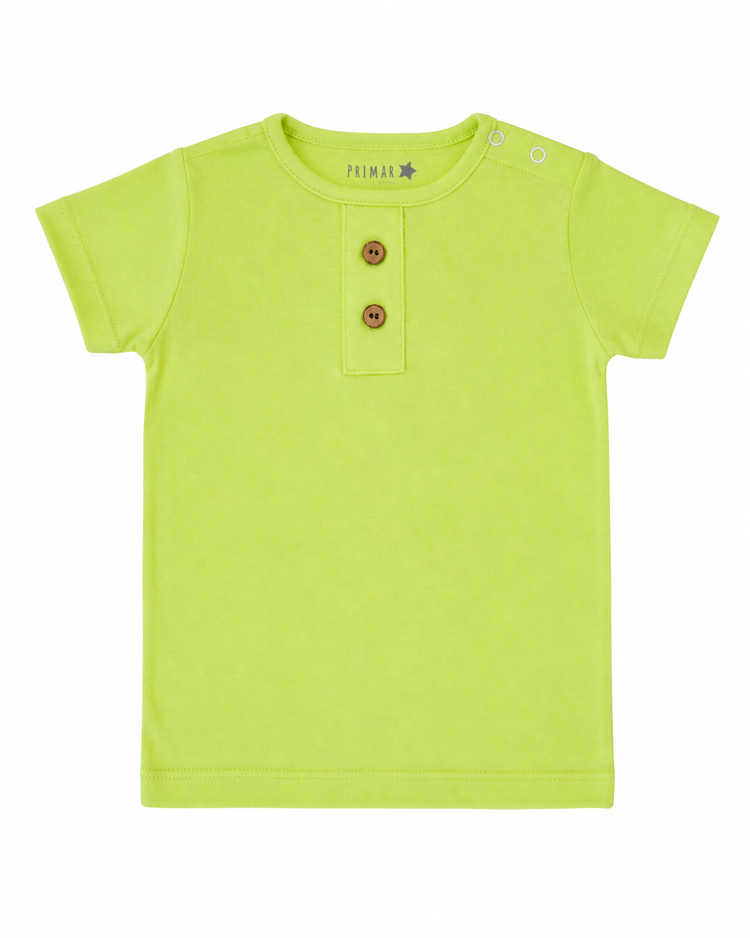 Polera Manga Corta Verde Lima