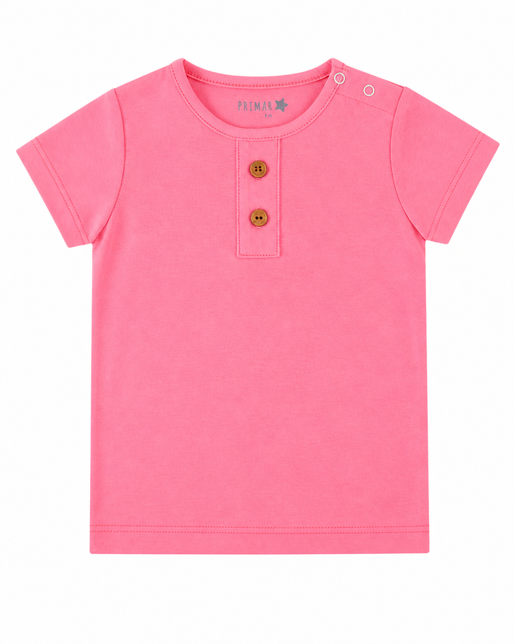 Polera Manga Corta Rosado
