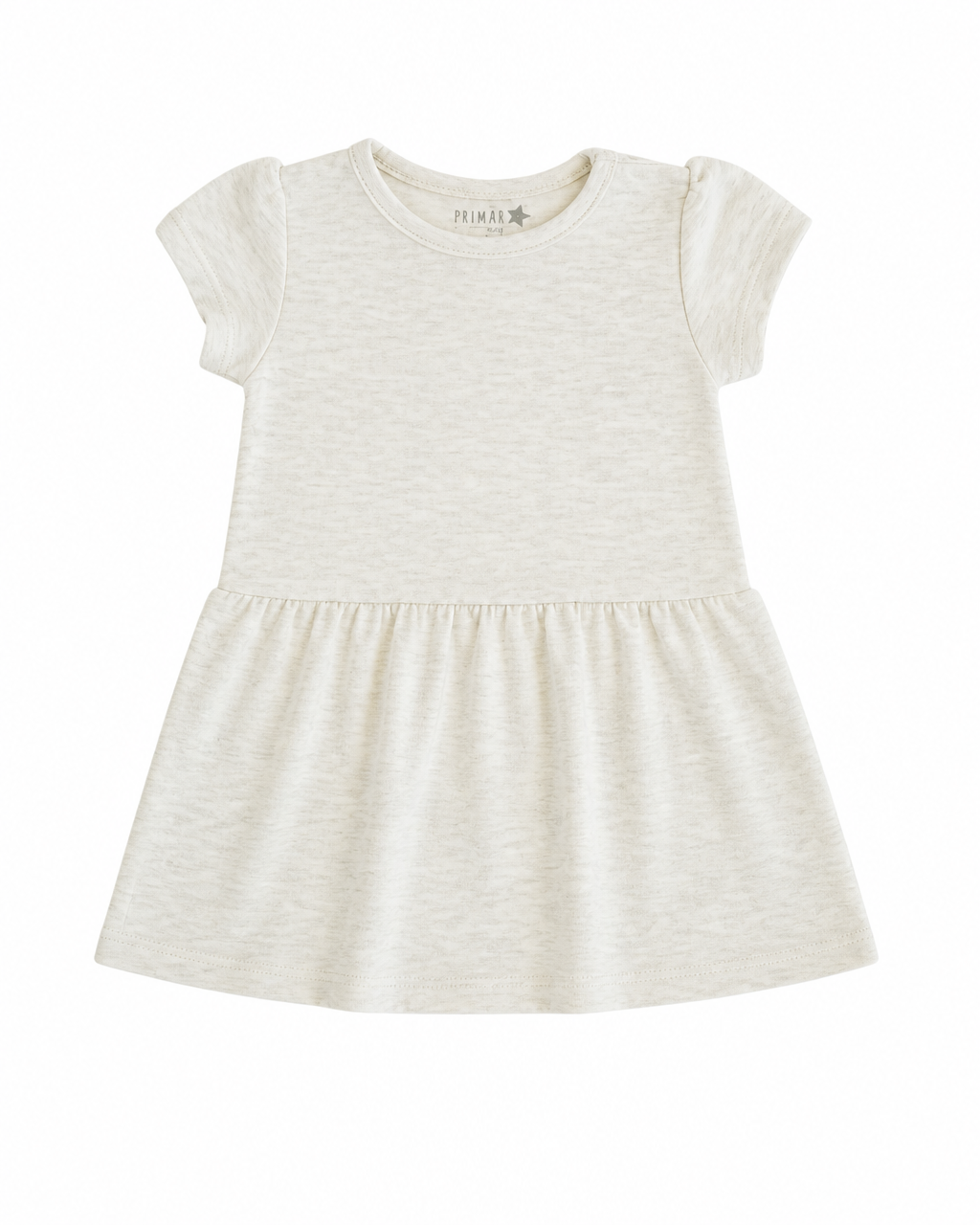 Vestido Jaspeado Beige