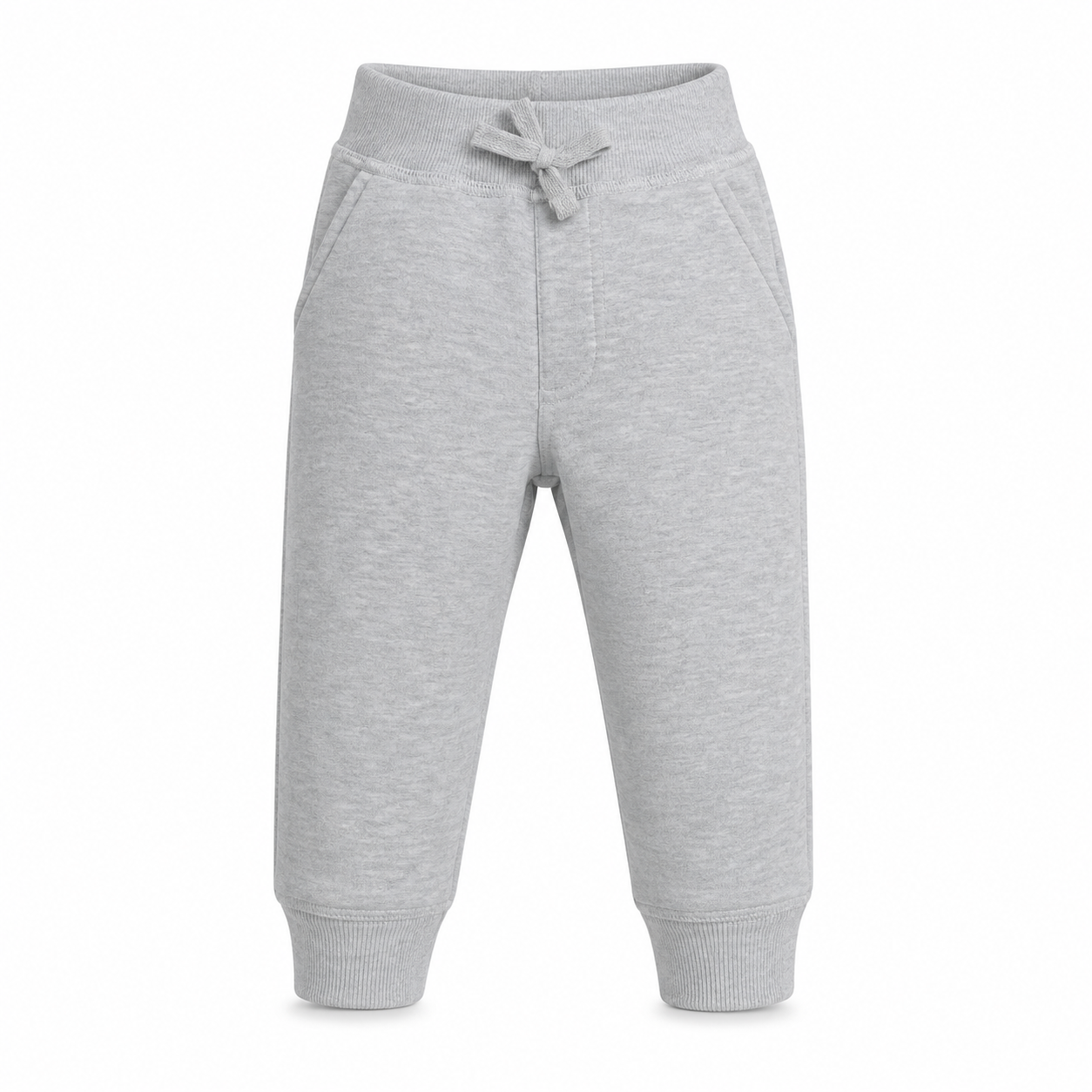 Buzo Franela Gris Melange