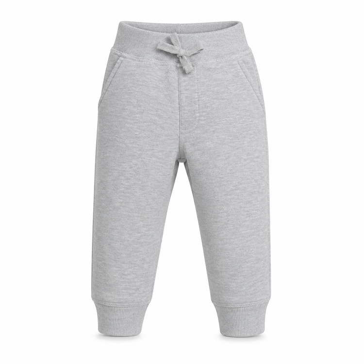 Buzo Franela Gris Melange
