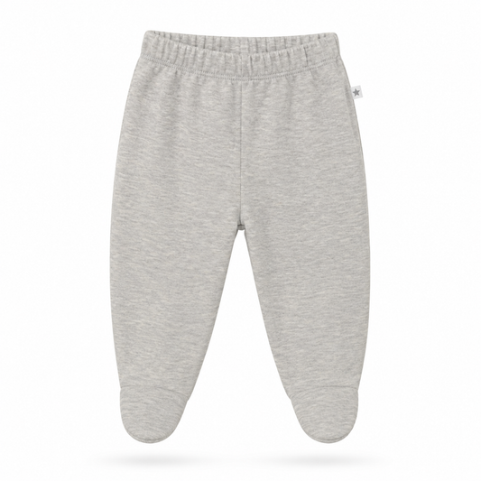 Pantalón Franela Bebé Beige Melange