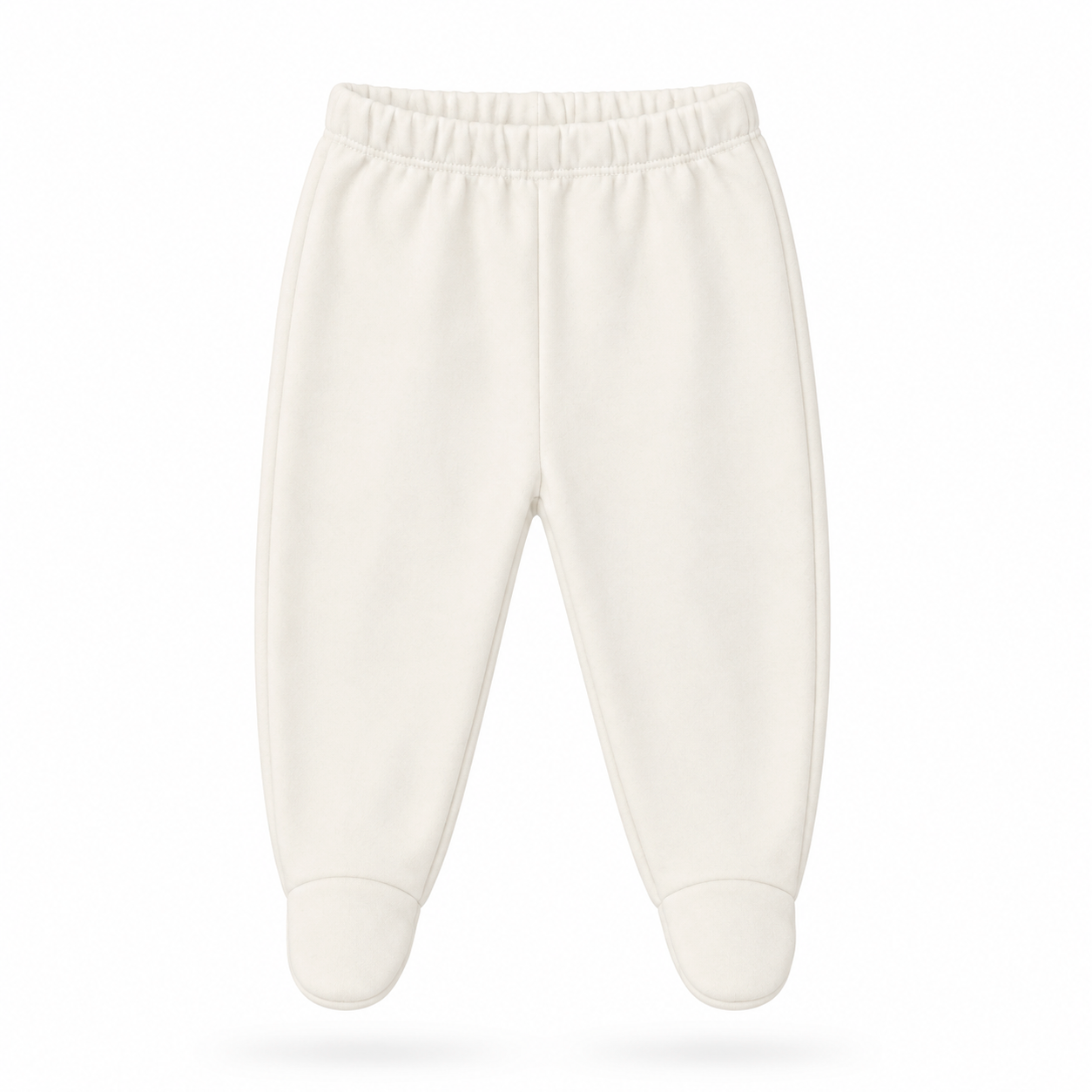 Pantalón Franela Bebé Crema