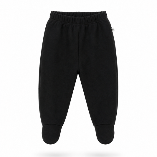 Pantalón Franela Bebé Negro