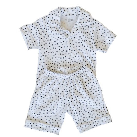 Pijama Corto Estrellas Negro