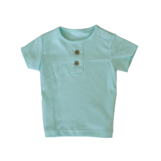 Polera Manga Corta Verde Agua