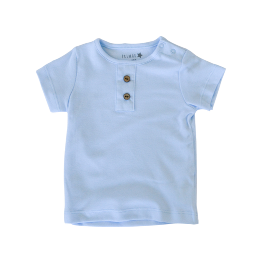 Polera Manga Corta Celeste