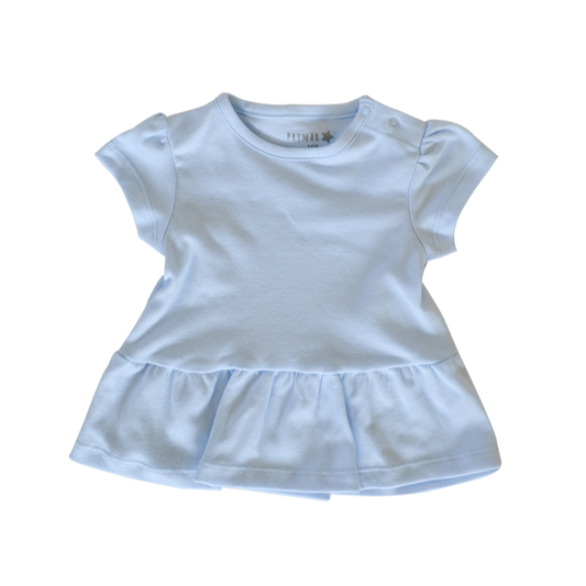 Polera Vuelos Celeste