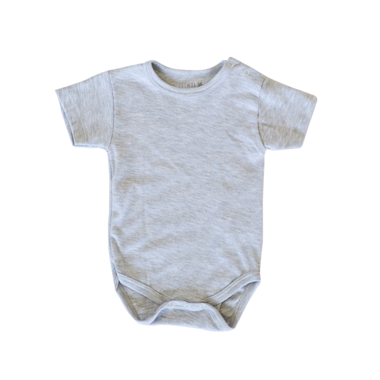Body Manga Corta Gris