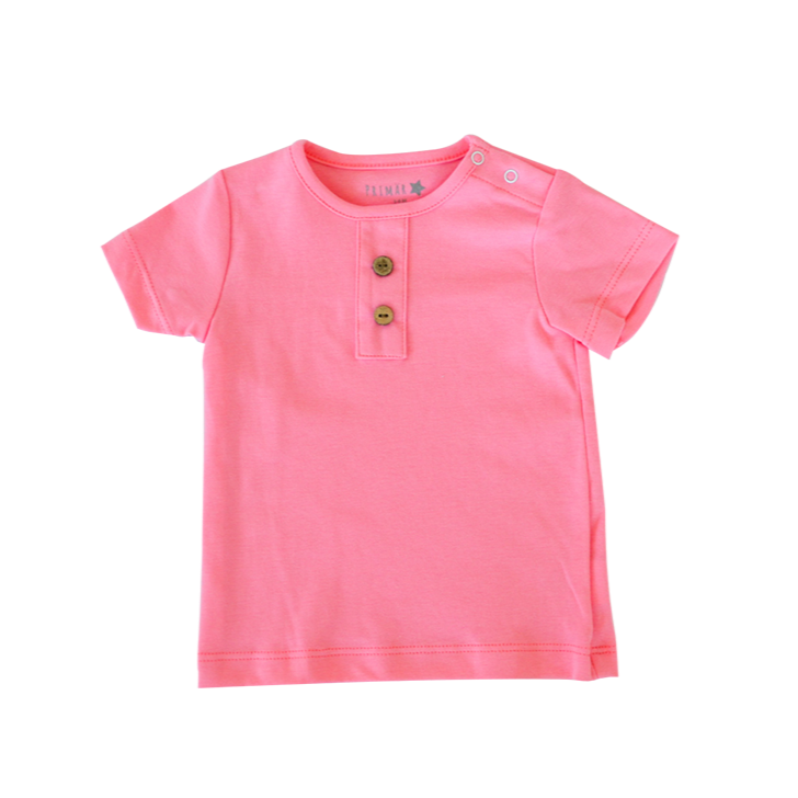 Polera Manga Corta Rosado