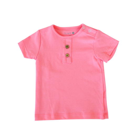 Polera Manga Corta Rosado