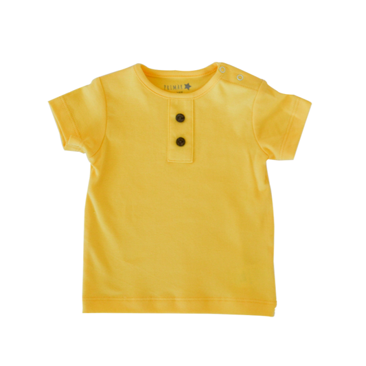 Polera Manga Corta Amarillo