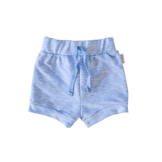 Short Jaspeado Celeste