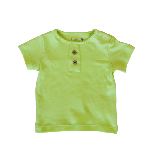 Polera Manga Corta Verde Lima