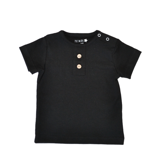 Polera Manga Corta Negro