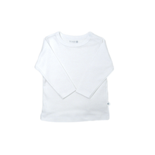 Cargar imagen en el visor de la galería, Polera Manga Larga Blanco