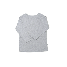 Cargar imagen en el visor de la galería, Polera Manga Larga Gris Melange