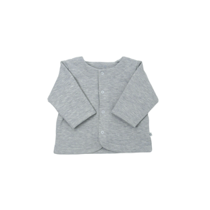 Chaqueta Franela Bebé Gris Melange