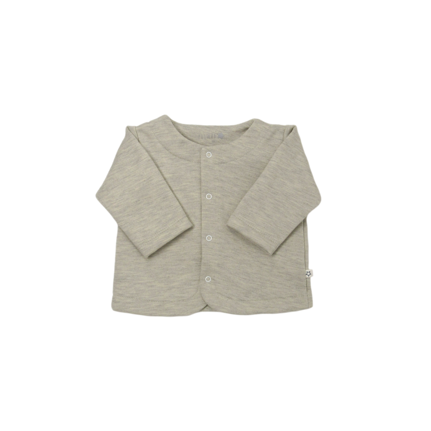 Chaqueta Franela Bebé Beige Melange