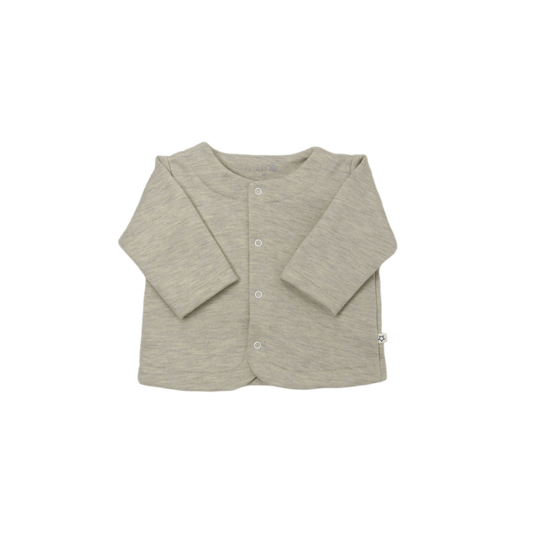 Chaqueta Franela Bebé Beige Melange