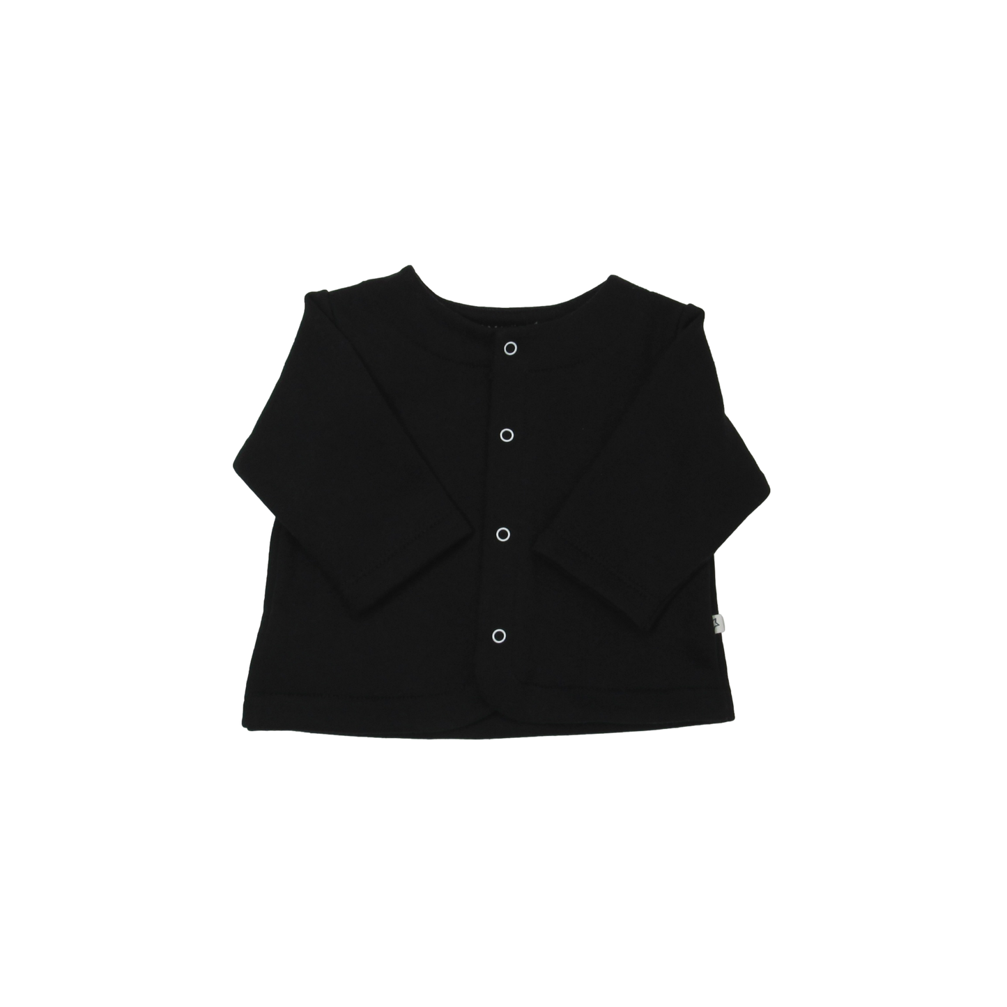 Chaqueta Franela Bebé Negro