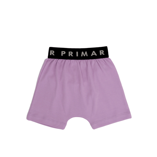 Short Cotton Lila Tops Y Patitas